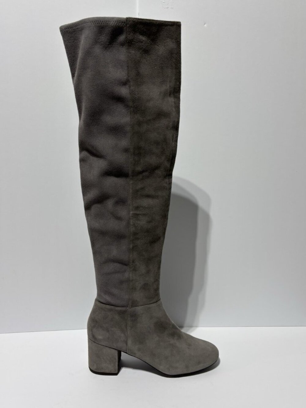 Cole Haan Women’s Elnora Gray Suede Over The Knee Boots, Size 7 M